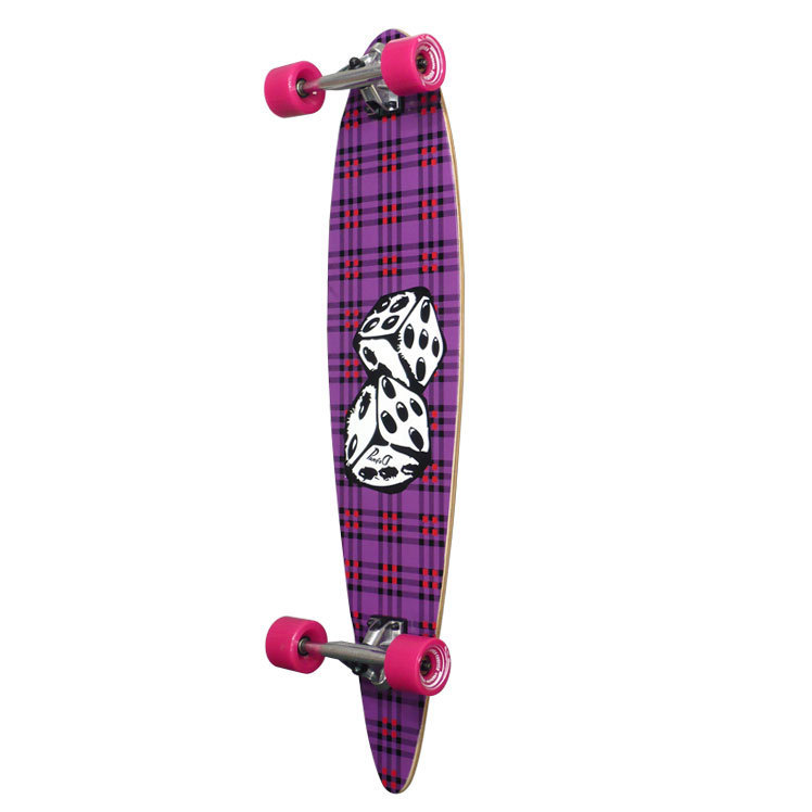Pintail Longboard with Dice